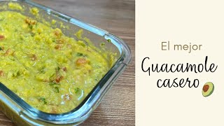 Receta GUACAMOLE EN MINUTOS casero fresco y delicioso  Camila Cocina Fácil [upl. by Eilrebma976]