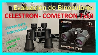 Evaluación de Binoculares CELESTRON  COMETRON 7x50 ¿Valen la pena ¿Sirven para Astronomía [upl. by Portuna637]