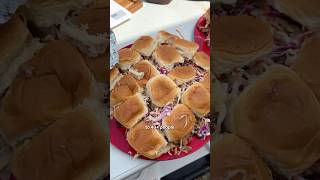 Ramen BBQ Pulled Pork Sliders at a Tailgate 830 [upl. by Laraine]