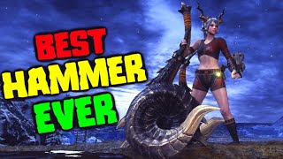 THE STRONGEST HAMMER BUILD EVER  New Fatalis Meta  MHW Iceborne [upl. by Simonne]