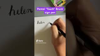 Pentel Touch Sign Pen Review [upl. by Vergos95]