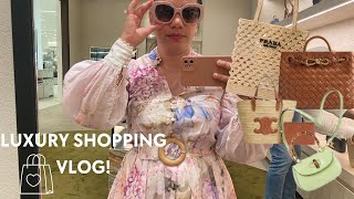 Luxury Shopping In HOLT RENFREW Calgary Gucci Celine Bottega Veneta Hermes amp More [upl. by Eugnimod31]