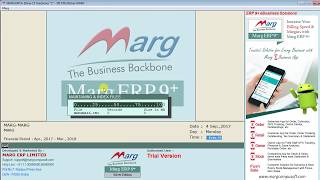 RESTORE BACKUP IN MARG SOFTWARE  Hindi [upl. by Lebasy]