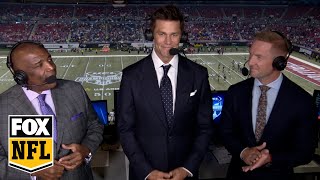 Tom Bradys best moments from his broadcast debut with FOX Sports at the UFL Championship [upl. by Azeret]