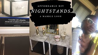 DIY Affordable Revamp Nightstands [upl. by Llennyl]