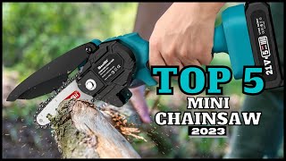 Top 5 BEST Cordless Mini Chainsaw to Buy in 2023  Reviews 360 [upl. by Yevre600]