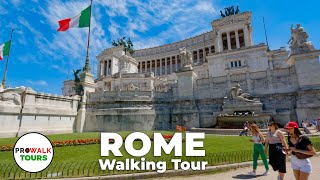 Rome Italy Walking Tour  4K60fps with Captions  Prowalk Tours [upl. by Radbourne]