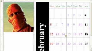 How to make a calendar in word [upl. by Herm675]