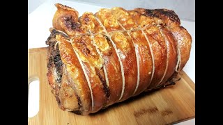 Homemade Italian Porchetta  Step by step recipe from Rome English version  subtitles available [upl. by Ikaz812]