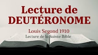 DEUTÉRONOME Bible Louis Segond 1910 [upl. by Atsillac]