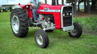 1980 MASSEYFERGUSON 275 For Sale  Online Auction Ends 81011 [upl. by Newsom]