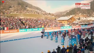 Poursuite Femmes Grand Bornand  BIATHLON 2022 [upl. by Larkin]