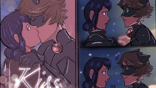 Stupid Marichat Comic  Miraculous Ladybug comic Dub [upl. by Phelgen]