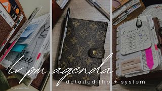 LV PM Agenda Flip  System Details  Pocket Planner  Wallet  Functional Planner  Plan With Bee [upl. by Ecyned]