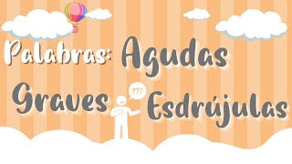 Test de ACENTUACIÓN Agudas llanas esdrújulas y sobresdrújulas ✔👍 [upl. by Derag]