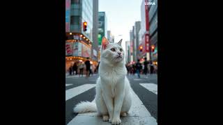 Epic Angry Cat Dash Across the Road 🐾 [upl. by Annoyik]