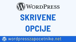 WordPress skrivene opcije [upl. by Avivah875]