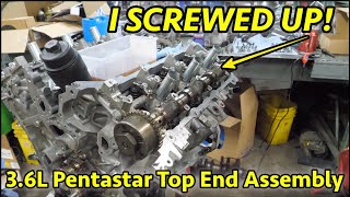 Fixing The Family Van Chrysler 36L Pentastar V6 Engine Assembly Part 1 Addressing Known Faults [upl. by Alfie]