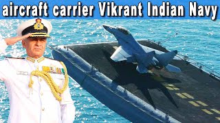 FINAL INDIAN NAVYS AIRCRAFT CARRIER VIKRANT CAN LAUNCH AIRCRAFT AND HIT TARGETS WITH MISSILES [upl. by Nrehtak]