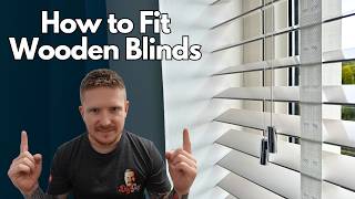 How to Measure and Fit Wooden Venetian Blinds  Complete DIY Guide [upl. by Millie]