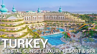 Crystal Sunset Luxury Resort amp Spa In TURKEY SIDE  Best Luxury Resort In Turkey [upl. by Anovad825]