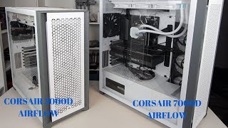 Corsair 5000D airflow vs Corsair 7000D airflow reviewing and comparing [upl. by Barry]