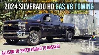 Skip the Duramax Gas V8 Towing With 2024 Chevy Silverado 2500 HD [upl. by Nika18]