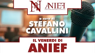 IL VENERDI DI ANIEF A CURA DI STEFANO CAVALLINI [upl. by Aerdnat]