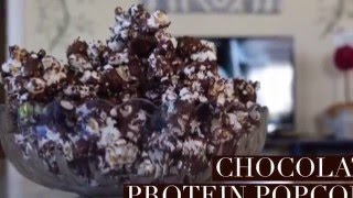 How to Make Chocolate Protein Popcorn [upl. by Lleddaw676]