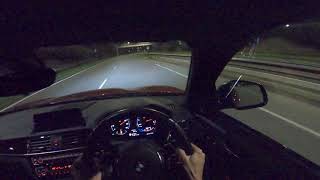 Another M140i top speed attempt on the dual carriageway [upl. by Htinnek]