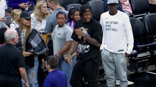 DeMar DeRozan arrives in Sacramento to a standing ovation by Kings fans [upl. by Sorrows]