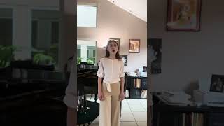 Margarita Potapenko sings Leise flehen by F Schubert BFHSVS Auditions [upl. by Alohs]