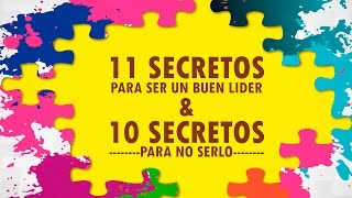 Cómo Ser un Buen Líder • 11 Estrategias de Liderazgo [upl. by Uaeb358]