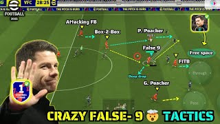 Crazy False 9 Tactics 🤯🔥 OP Quick Counter Best Formation For All Playstyles In eFootball 2025 🔥 [upl. by Ahsinyd]