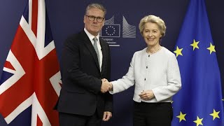 EU und Großbritannien wollen Zusammenarbeit intensivieren [upl. by Ramah]