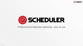 CIMCO Scheduler 2020 [upl. by Thurstan329]