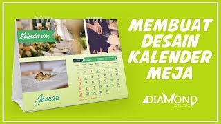 Cara Membuat Desain Kalender Meja 2019 Mudah dengan Corel Draw [upl. by Alehtse]