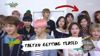 BTS amp TWICE MAKING IT OBVIOUS FOR TAETZU [upl. by Acnayb]