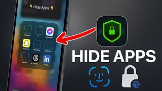 Hide Apps on iPhone QUICKLY [upl. by Shuping]