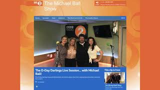 Amy Rhiannon Worth BBC Radio 2  DDay Darlings sing live with Michael Ball [upl. by Atilahs]