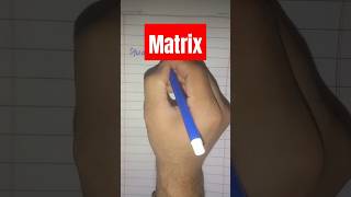 Matrix shorts mathstricks maths easy [upl. by Yelekreb387]