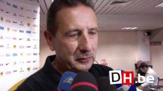 Interview de Georges Leekens avant Finlande  Belgique [upl. by Ysac180]