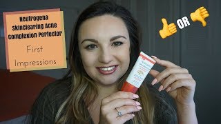 Neutrogena SkinClearing Complexion Perfector  First Impression [upl. by Ainerbas]