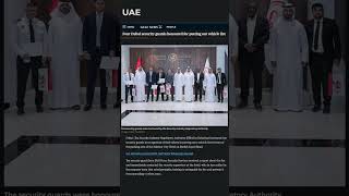 Security Guards Honored for Heroic Fire Response in Dubai shorts bravery securityheroes [upl. by Rossen]