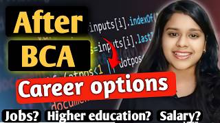 High Paying Career Options after BCA  Tech Job Opportunity [upl. by Sebastien]