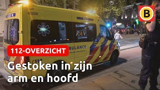 Tiener in zijn hoofd gestoken op straat  112overzicht [upl. by Dannye]