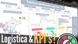 ✅ DASHBOARD de Logistica INDICADORES y KPIs en EXCEL 2023  en 10 PASOS [upl. by Ketchan]