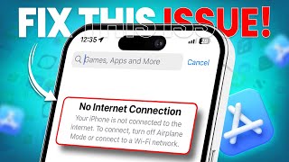 How to Solve quotNo Internet Connectionquot Error on App Store  Fix Network Issues [upl. by Ahsyla]