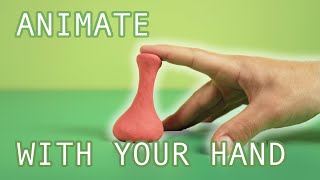 HOW TO ANIMATE WITH YOUR HAND  Stop motion tutorial [upl. by Eirroc85]