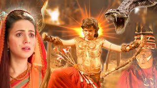 सूर्यपुत्र कर्ण ने आदिवासी सेना को पराजित कर माता के प्राण बचाए  Suryaputra Karn V2Entertainments [upl. by Dahs351]